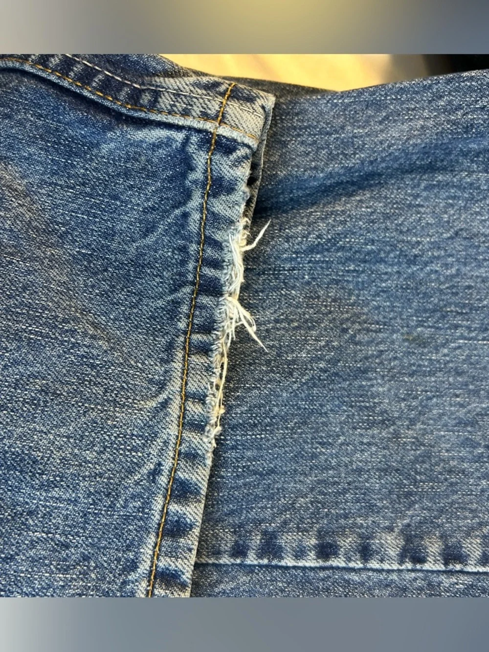 Levi 550 Men Jeans, Ralaxed Fit Straight Leg BlueDenim Light Wash Casual 38x30 - Picture 13 of 15
